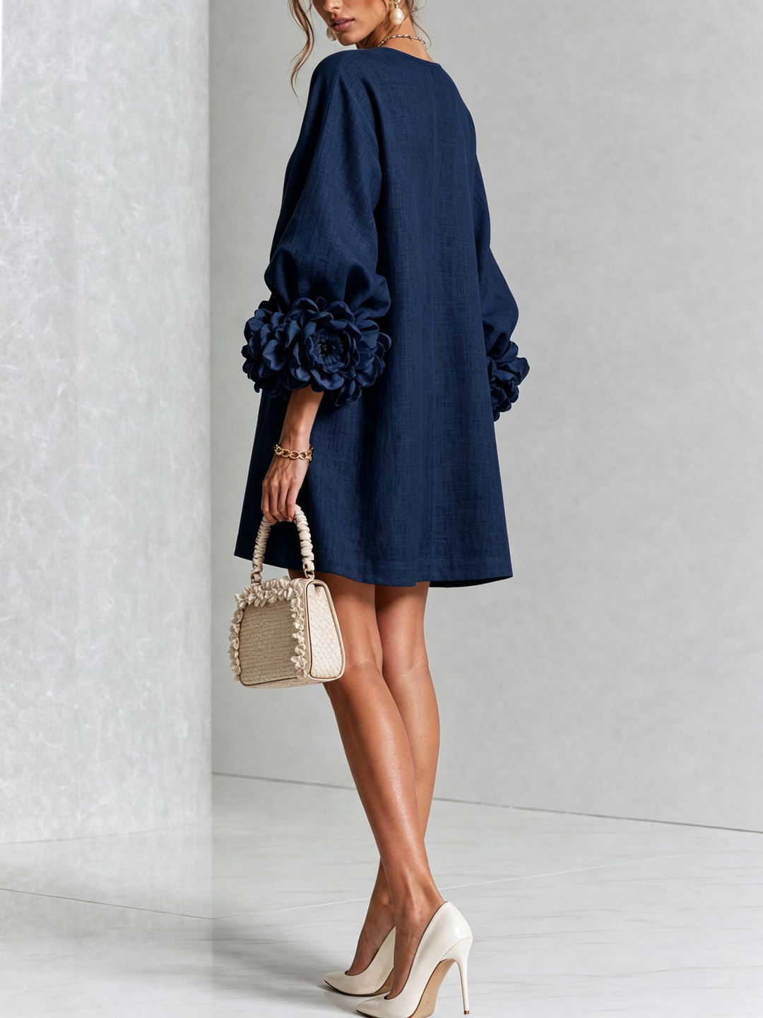 Florence™ | Floral Button-Down Mini Dress