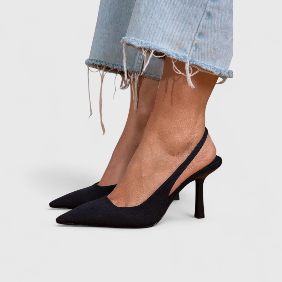 Feminine Orthopedic Leather Heels
