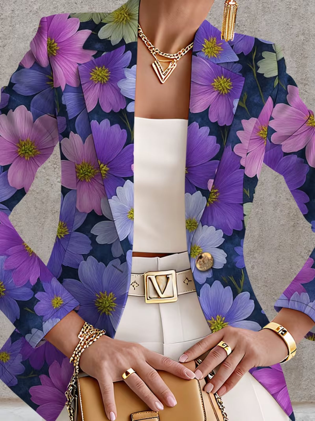 Bellamira™ | Purple Cosmos Blazer