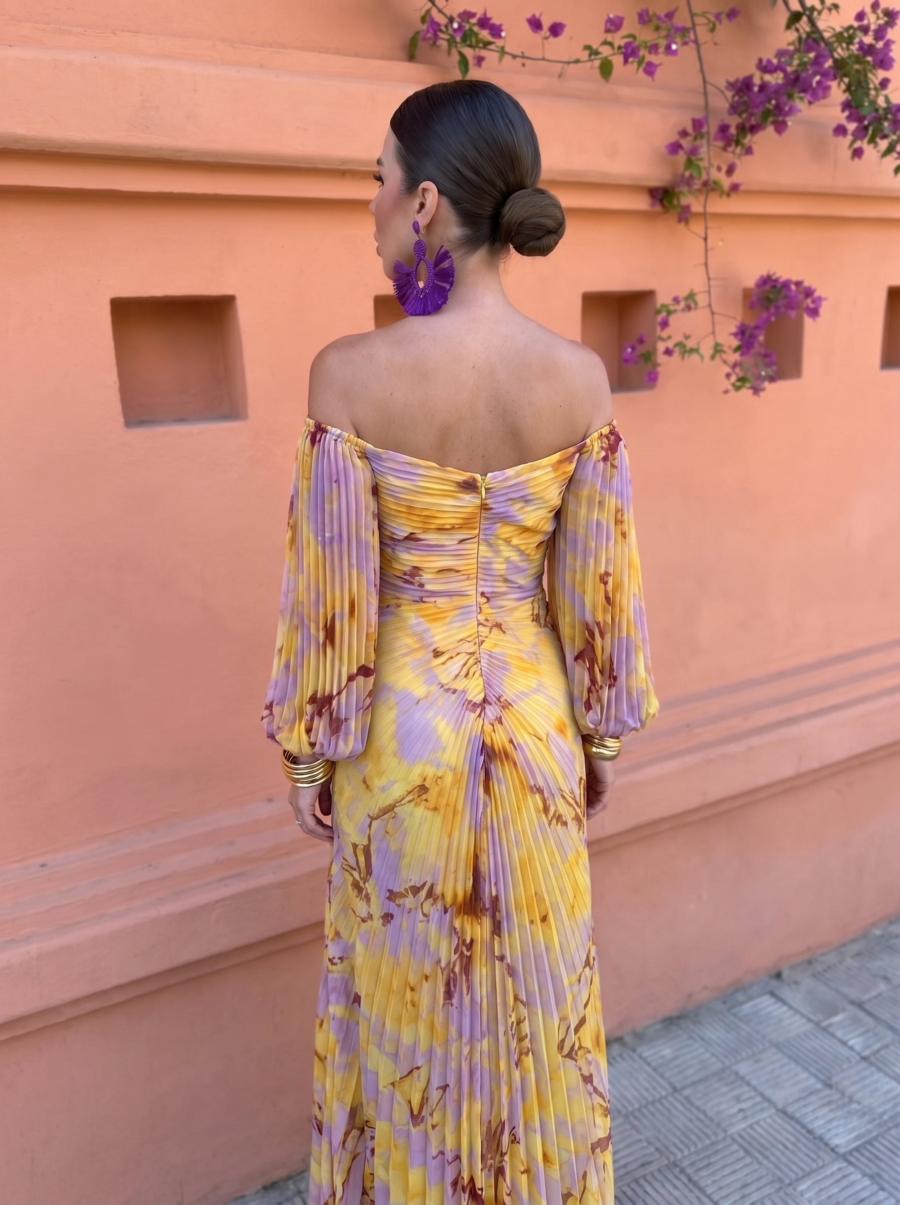 Kristin | Elegant Deep V-Neck Dress