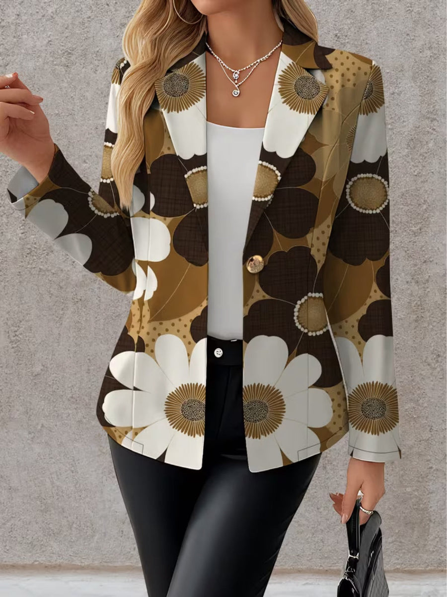 Clothilde™ | Daisy Print Blazer