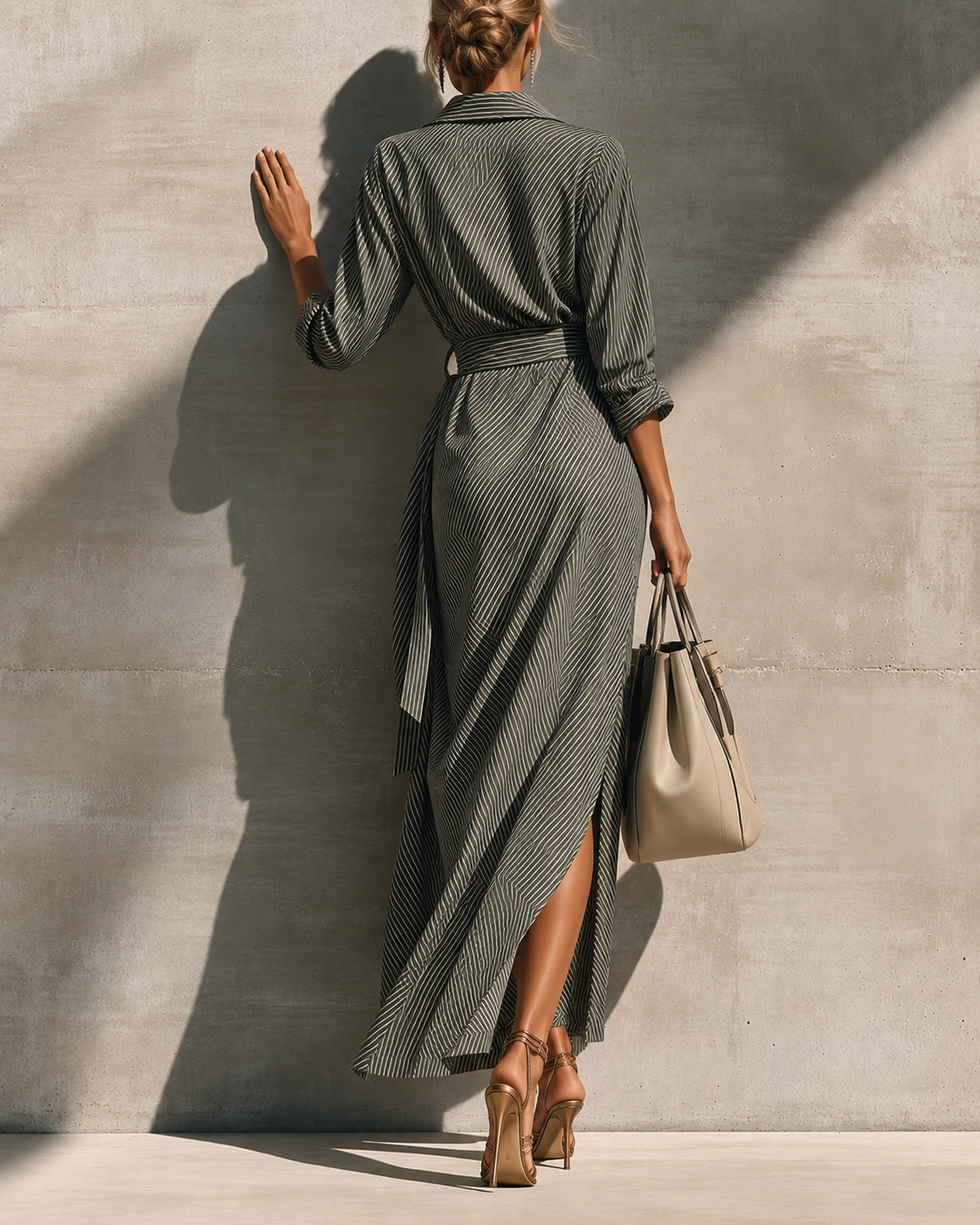 Blessie | Long Shirt Dress