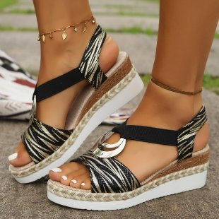 Ergonomic Comfort Wedge Sandals