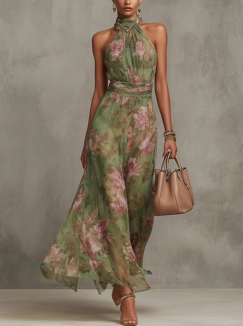 Ruth™ | Maxi Chiffon Dress
