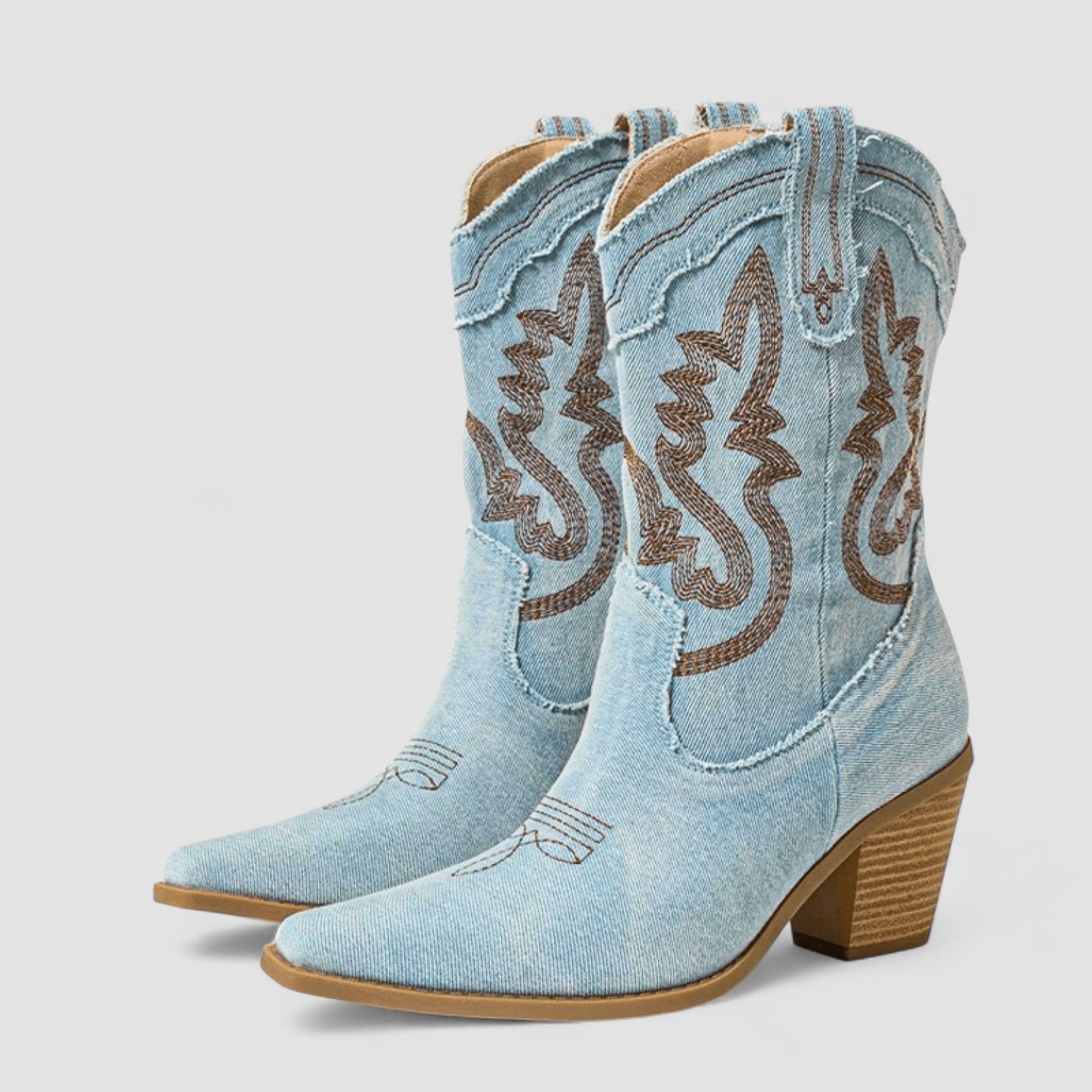 Helena™ | Embroidered Western Cowboy Boots