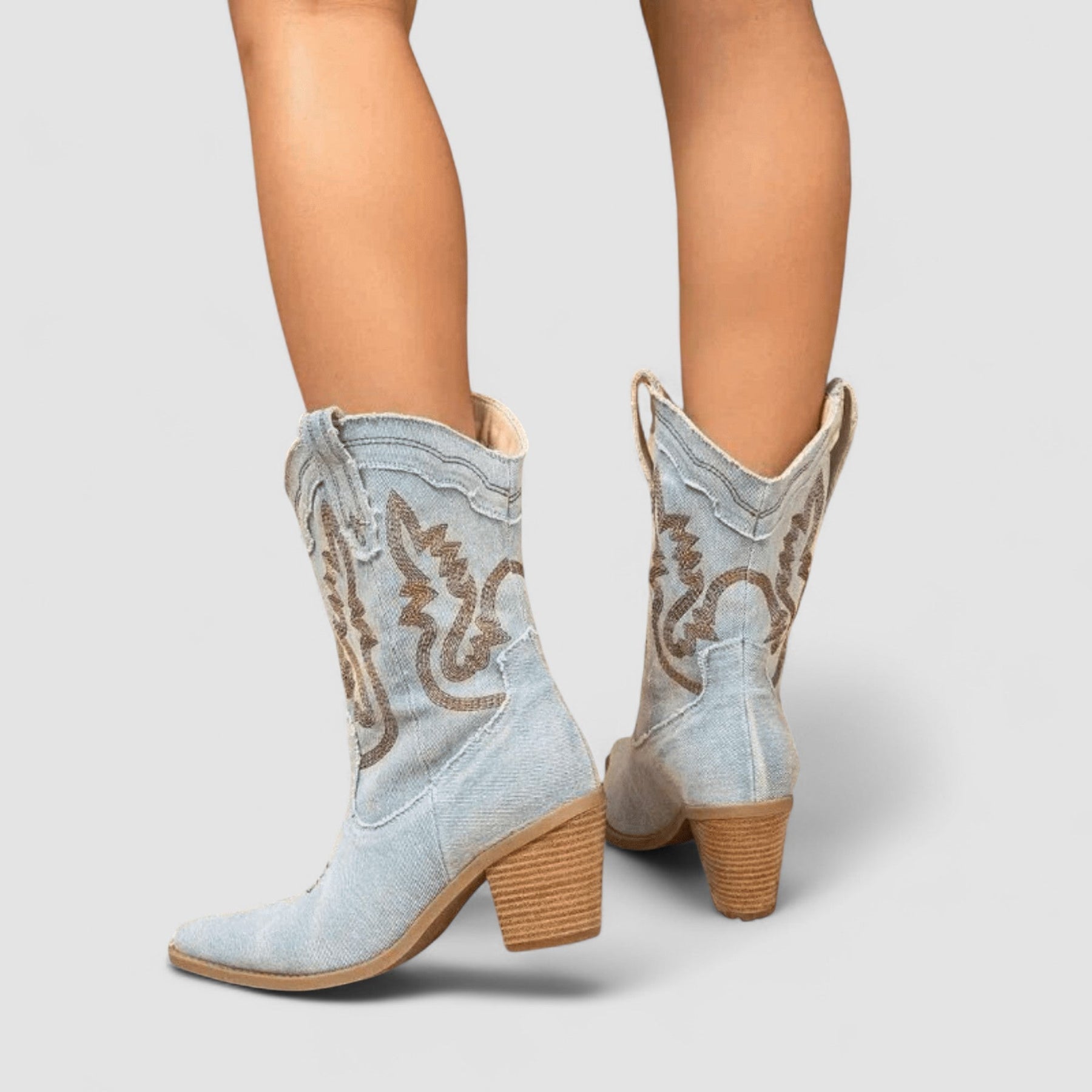 Helena™ | Embroidered Western Cowboy Boots