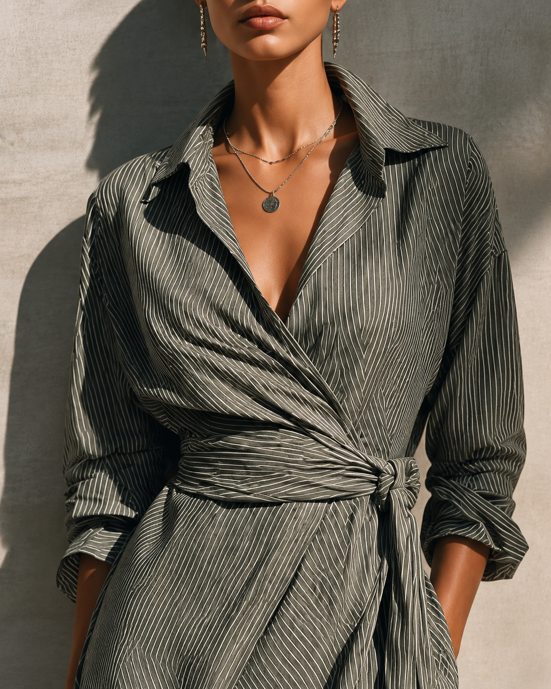 Blessie | Long Shirt Dress