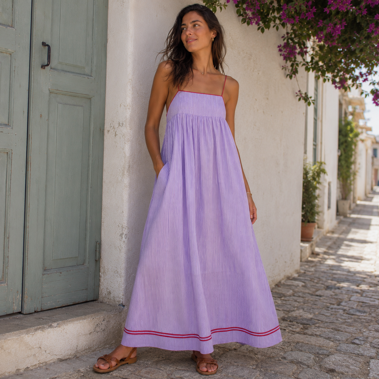 PAMELA | FLOWING SUMMER MAXI DRESS