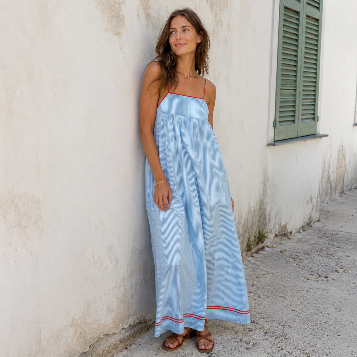 PAMELA | FLOWING SUMMER MAXI DRESS