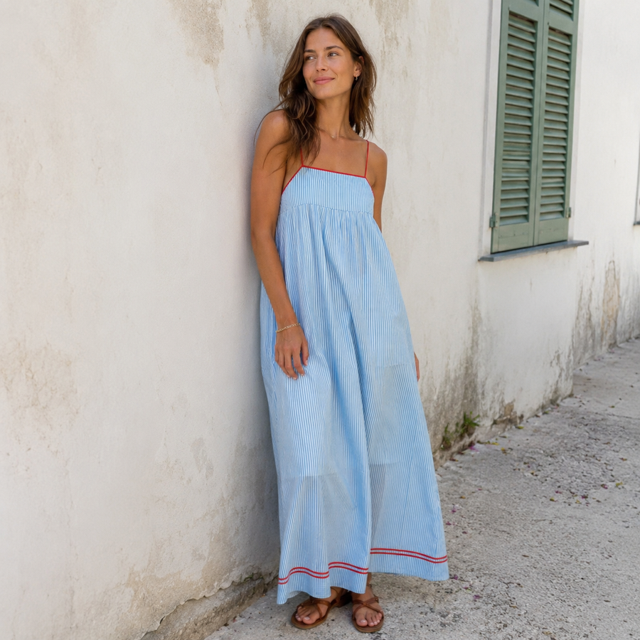 PAMELA | FLOWING SUMMER MAXI DRESS