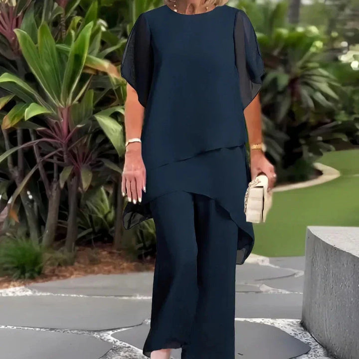 Beverly | Elegant Asymmetrical Two Piece Set