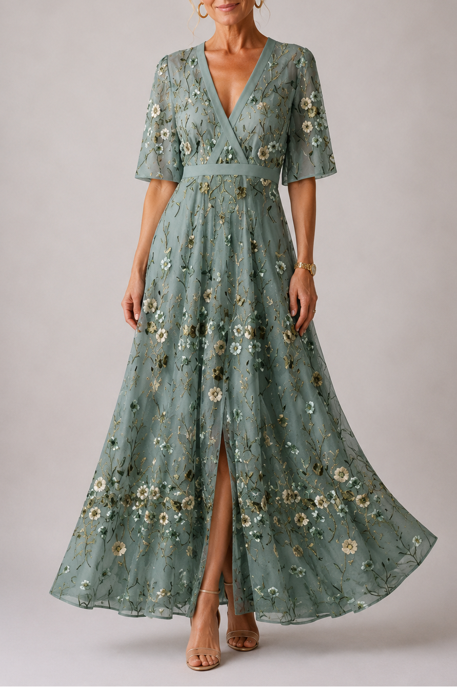Ysa - Chic Dress with Floral Print